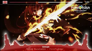 Nutsa Buzaladze - Firefighter (Nightcore Version) Georgia 🇬🇪 [ESC 2024]