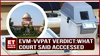EVM-VVPAT Case | 'Every Time ECI Cannot Be Criticised': Supreme Court Order Copy On EVMs Accessed