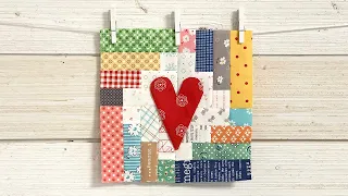 Sew your Stash Series #24 - 4" Stack it Up Block & ReMix Series #9 - Valentine Table Runner