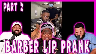 BARBER LIP PRANK:BARBER PRANKS TIKTOK COMPILATION PART 2 (Try Not To Laugh)