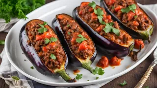 Stuffed eggplant recipes | How to make Stuffed eggplant in oven