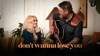 Gwen Stefani & Blake Shelton - Purple Irises (Lyric Video)