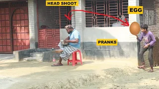 EGG ON HEADSHOOT PRANK PART 2! | DHAMAKA FURTI