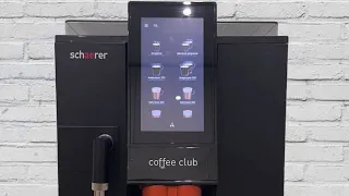 Готовим Эспрессо, Американо, Капучино и Латте на кофемашине Schaerer Coffee Club