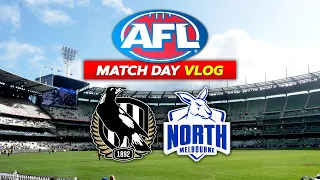 ALMOST LOSING TO NORTH! | COLLINGWOOD VS NORTH MELBOURNE | AFL VLOG 2022