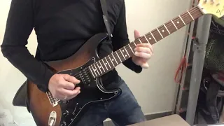 tornado of souls megadeath solo cover guitar practicing at home