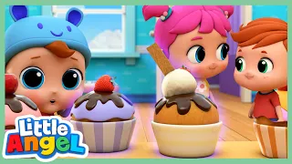 The Muffin Man | Baby John, Jack & Jill Eat Delicious Baked Deserts | Yummy Snacks with Family