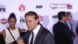 'Fifty Shades of Grey' Charlie Hunnam attends Sons Of Anarchy Season 6 Premiere