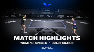 Anastassiya Lavrova vs Sarah De Nutte | WTT Star Contender Doha 2021 | WS | QUAL Highlights