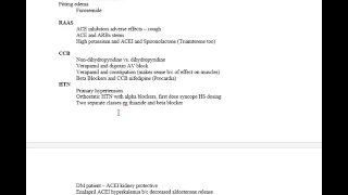 Exam 4 Pharmacology Review Cardio and Endocrine