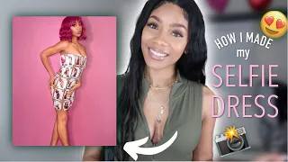 How To make a SELFIE DRESS | 4 Steps | In DETAIL 🔥