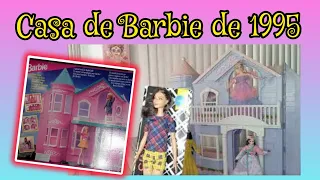 Barbie Dream house de 1995 estilo Victoriana y Unboxing de Fashionista 52  | Casa de Barbie