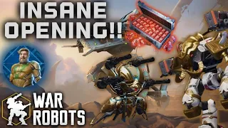 BABY ACCOUNT WINS BEST F2P ROBOT CRAZY BLACK MARKET OPENING! EPISODE 39! (War Robots)