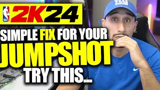 SIMPLE FIX FOR YOUR JUMPSHOT AFTER PATCH | NBA 2K24 NEWS UPDATE