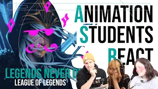 Animation Students React to: Legends Never Die | League of Legends