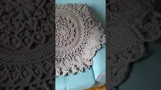 mandala crochet carpet