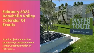 February 2024 Coachella Valley Calendar Of Events