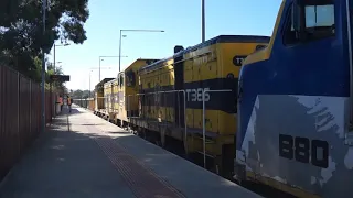 Southern Shorthaul Railroad Works Train at Seymour as 9362.