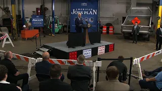 Biden sells big infrastructure deal in Wisconsin
