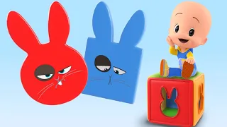 Learn the shapes with Cuquín and Ghost's color cube | What’s wrong with the baby balloons?