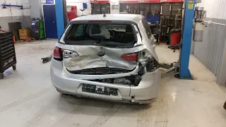 Repairing crashed Golf 7