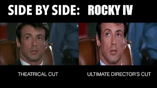 Rocky IV: "It's in Russia " Press Conference | Sidy by Side Comparison