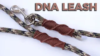 DNA " One Direction Cobra Knot "  as a Dog Leash Whipping Knot - How to Make a Paracord Dog Leash