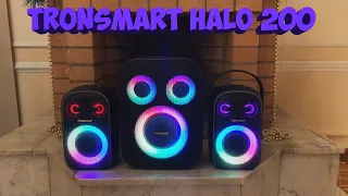 МОЩНАЯ БЛЮТУЗ КОЛОНКА Tronsmart Halo 200 С ДВУМЯ МИКРОФОНАМИ