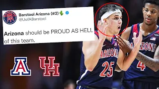 ARIZONA FANS REACT TO HOUSTON UPSETTING #1 SEED ARIZONA! HOUSTON VS ARIZONA COMPILATION…