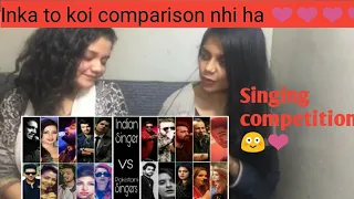 Pakistani reaction: Indians Singers vs Pakistani Singers Battle of Voice Atif, Arijit,Shreya,Rahat