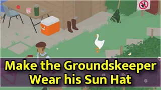 Untitled Goose Game - How to Make Groundskeeper Wear Sun Hat