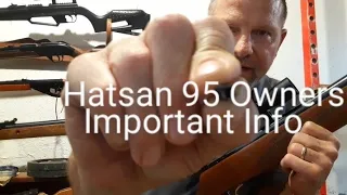 Hatsan 95 Owners: Important Information: + A Big Thank You for 1000 + Subscribers