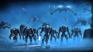 Человечество на пороге вторжения | игрофильм Halo Wars Definitive Edition | фантастический фильм