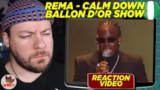 Rema Performs "Calm Down" At 2023 Ballon d'Or Ceremony | CUBREACTS UK ANALYSIS VIDEO