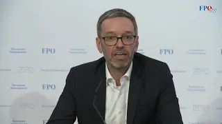 Herbert Kickl: "FPÖ bringt Misstrauensantrag gegen gesamte Bundesregierung ein!"