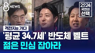 '평균 34.7세' 반도체 벨트…젊은 민심 잡아라 / SBS 8뉴스 / 격전지를 가다