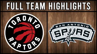 Toronto Raptors vs San Antonio Spurs - Full Team Highlights | Nov 5, 2023