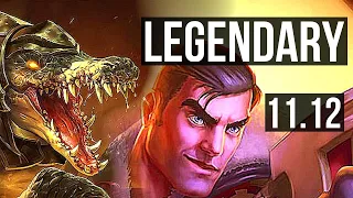 RENEKTON vs JAYCE (TOP) | 10/0/0, 7 solo kills, 1.6M mastery, 900+ games | KR Master | v11.12