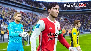 PES 2020 - Vitesse vs Feyenoord - Full Match & Orkun Kökcü Goals - Gameplay PC