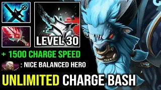 BRUTAL MAX LEVEL 30 SPEED Unlimited Bash +1500 Charge Speed Carry Spirit Breaker Most OP Dota 2