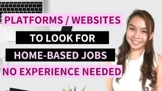 Top 5 Home-Based Online Jobs Platforms for Beginners and No Experience [CC English Subtitle]