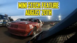 Merrittville Speedway Mini Stock Feature in Car and Track side w/ Randy Alway #34 - Aug 20th, 2022