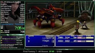 Final Fantasy 7 - All Bosses Speedrun (9:12:42) !WR!