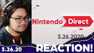 Full LIVE REACTION to the Nintendo Direct Mini 3.26.20! | AZLarlar