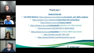 Spanish Webinar on the M-ERA.NET Call 2024