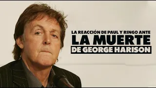 La reacción de The Beatles ante la muerte de George Harrison