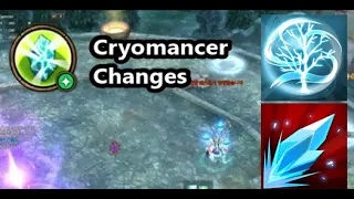 Quick show: cryomancer changes - Tree of Savior