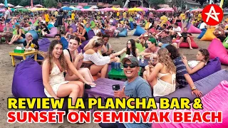 SUNSET in Seminyak Beach Bali & La Plancha review