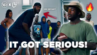 DEZ BRYANT LINES IT UP!! | Wide Receivers Get Intense in 1 on 1's | Winners Outlet™ x 2 Live Crew™