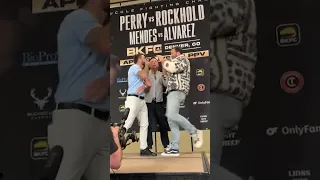 Mike Perry WIPED A BOOGER on Luke Rockhold during the BKFC 41 face-offs